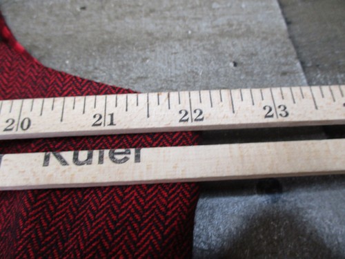 Scully Western Vest Mens Large Red Herringbone Formal Waist Coat Cinch Back - Picture 6 of 8