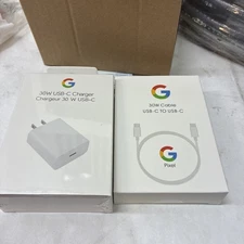 Google 30W USB-C Charger & 30W Cable USB-C To USB-C