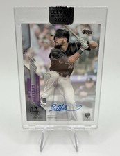 Topps 2020 Clearly Authentic Autographs Sam Hilliard Rookie #CCA-SH Rockies