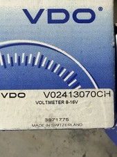 Vdo Voltage Instrument Gauge 12v Voltmeter Boat Marine Vdo Voltage Instrument Gauge 12v Voltmeter Boat Marine