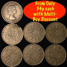 Florin 1953 - 1967 Elizabeth II Choose your Date