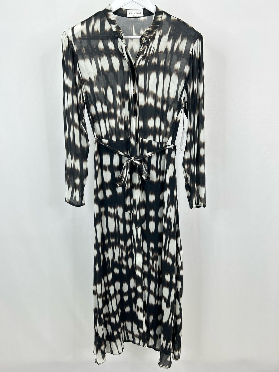 chinese dress ladies Bella Dahl Shirred Cami Maxi Dress - Moroccan Palm Print