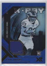 2020 Panini XR X-Ray Swatches Blue 41/49 Cam Akers #XR-CA 6q5