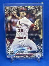 2018 Topps Holiday #HMW145 Jack Flaherty Rookie Card St. Louis Cardinals. rookie card picture