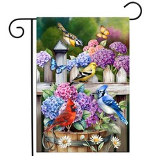 Briarwood Lane Spring Bird Watching Garden Flag 12x18