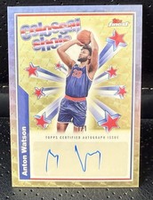2024-25 Topps Finest Anton Watson SUPERFRACTOR AUTO 1/1 Knicks RC Gonzaga 
