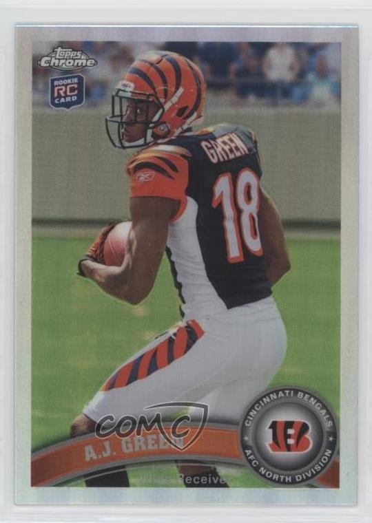 2011 Topps Chrome Refractor AJ Green #150 2r7