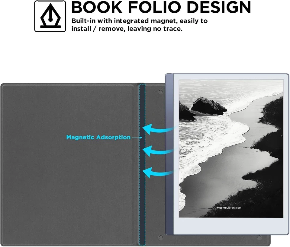 Funda para Tableta de Papel Notable 2 10.3" Lanzada 2020, Diseño Folio con Bulit- Foto 2 de 4