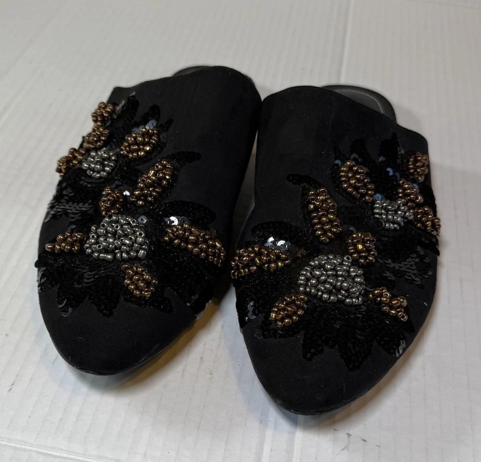 Charles by Charles David Women's Size 10M Fickle Beaded Embellished Mule Black - Изображение 4 из 4