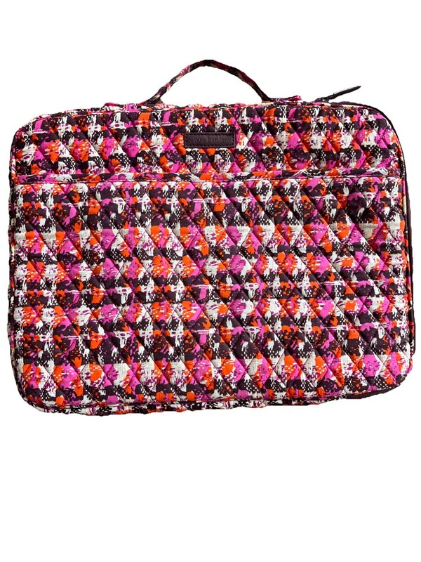 Vera Bradley Laptop Organizer Sleeve Case Bag in Houndstooth Tweed - Retired