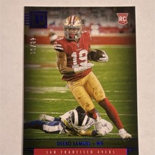 2019 Panini Chronicles Deebo Samuel Rookie #P33 49ers NFL Football Card /99 Blue