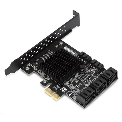 PCE8SAT-M01 PCI-E to SATA 3.0 Expansion Card, 8-Port, Compatible with SATA 6G...