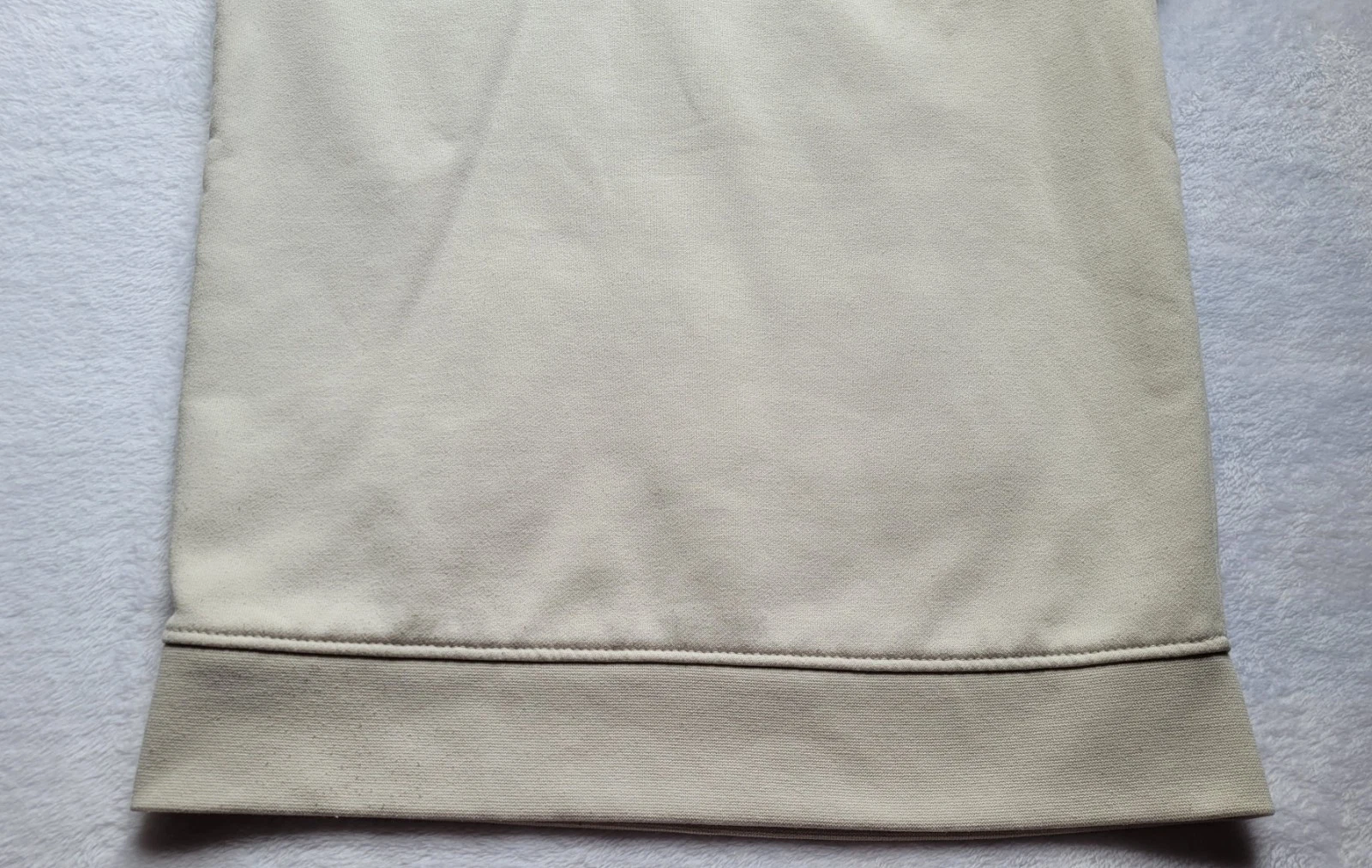 OFF WHITE Carhartt Felpa Donna con Cappuccio Crema Antipioggia Vestibilità Relaxed Taglia XS