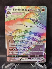 Sandaconda VMAX 206/198 Pokémon TCG 2021 Secret Rare Rainbow Chilling Reign NM
