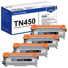 tn450 high yield toner cartridge, brother cartridge - 4 Black