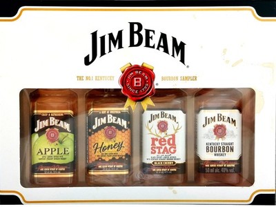 Jim Beam - The No. Kentucky Bourbon Sampler / 4 x 5cl Miniaturen in Original Box