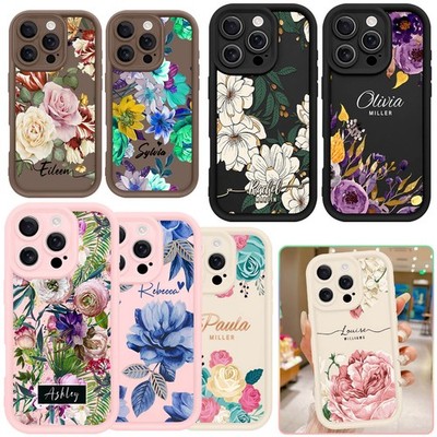 Custom Case Delicate Flower Phone Cover For iPhone 17 Pro Max 15 Pro 12 13 14 16