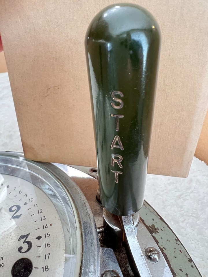 Working Antique Pool Table Timer w/ Directions & Extra Ribbons | eBay