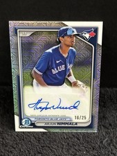 Arjun Nimmala 2024 Bowman Chrome Mega Image Variation Auto /25 #BCP-142