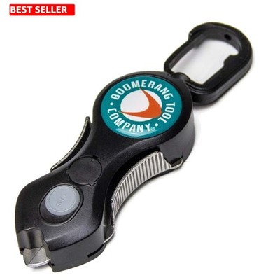 Compact SNIP Fishing Cutter - Stainless Steel Blades & Safety Tether for Anglers