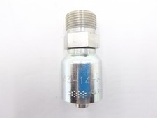 Genuine Parker 1D243-14-6 3/8" Crimp Style Hydraulic Hose Fitting