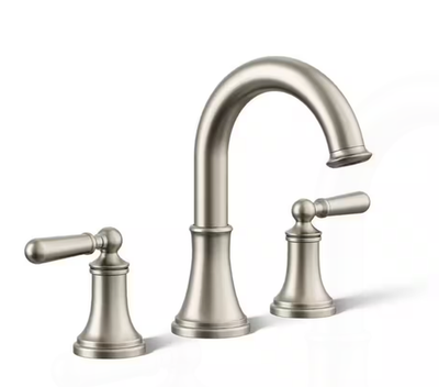 #ad #ad KOHLER Capilano 8 in. Widespread 2 Handle Bathroom Faucet Brushed Nickel $69.00