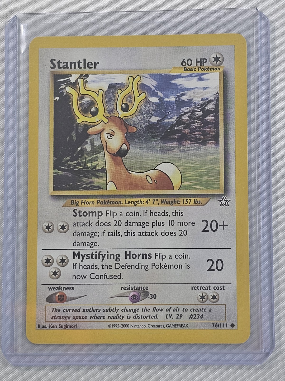 Stantler 76/111 - Neo Genesis Unlimited Edition - WOTC Pokemon NM/LP