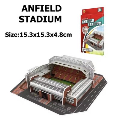 3D Paper Puzzle, Football Stadium, Anfield Stadium Model, New