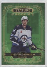 2022 Upper Deck Stature Rookies Photo Variant Green 57/66 Declan Chisholm 0b1f