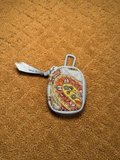 Vera Bradley Blue Multi Color Paisley AirPod Holder Keychain Case
