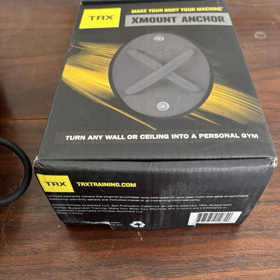 Kit de Entrenador de Suspensión de Gimnasio Táctico TRX con Anclaje de Pared Montaje X Nuevo con Etiquetas Gimnasio en Casa Foto 4 de 4