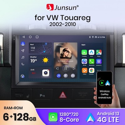 128GB Für VW Touareg 7L 2002-2010 Android 13 Autoradio CarPlay Navi GPS DSP 4G