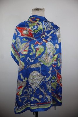 Laura Biagiotti 100% Seide Schal Foulard Italien Vintage Klassisch
