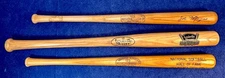 Lot of 3 Louisville Slugger Mini Bats Joe Morgan, Softball HOF, Museum Factory
