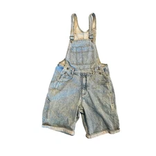 DMODE CLASSiX Denim Shortalls Overalls Blue Wash Women's Size