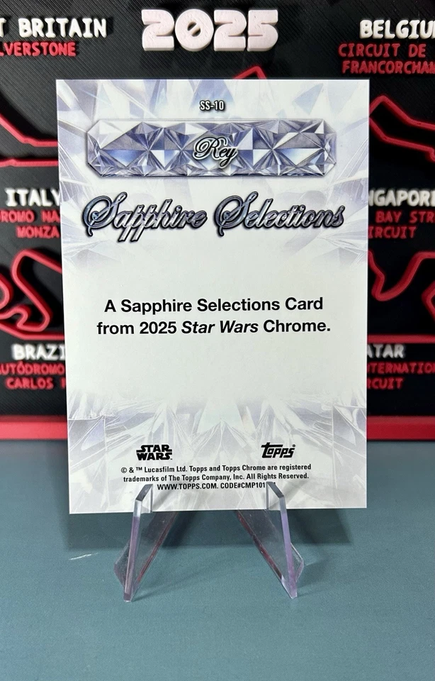 Topps Star Wars Chrome Sapphire 2025 Rey Sapphire Selections 07/25 - Image 2 of 2