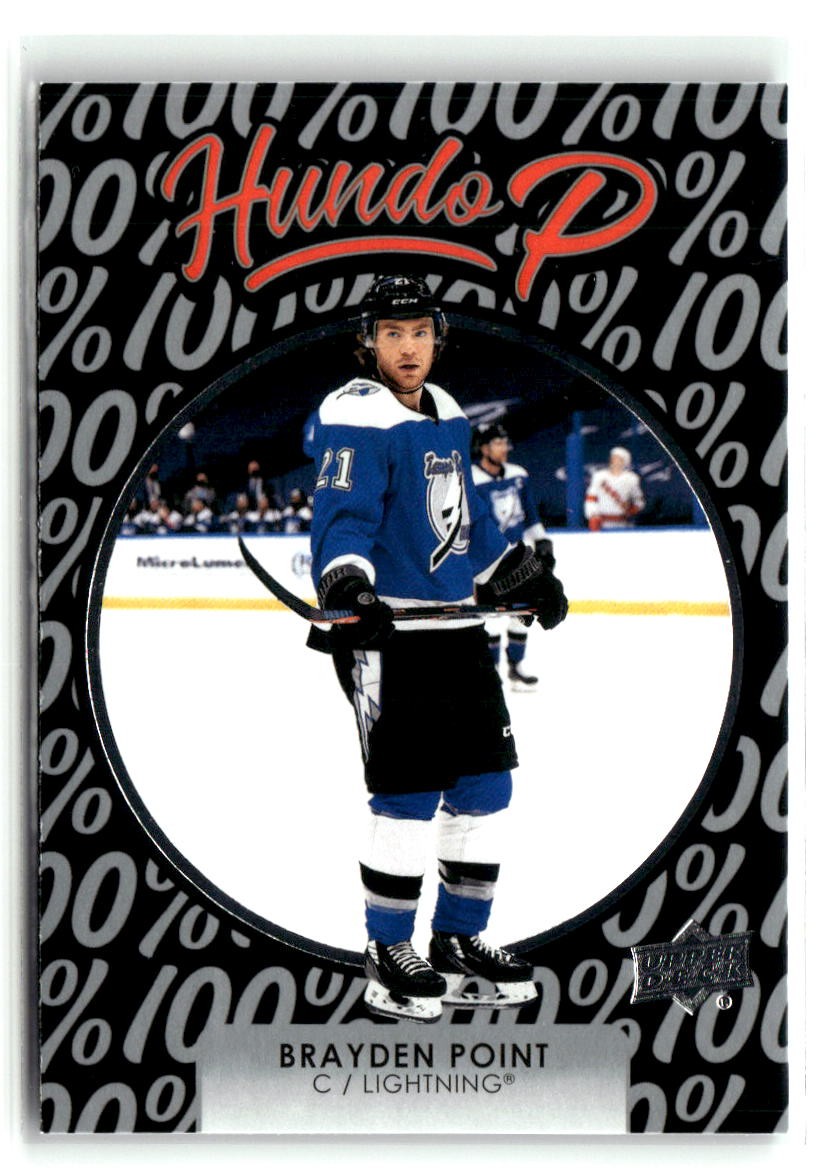 2021-22 Upper Deck #HP-3 Brayden Point Hundo P