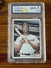 1978 TCMA #290 Hank Aaron "The 1960's"  Atlanta Braves Outfielder WCG 10 Limited