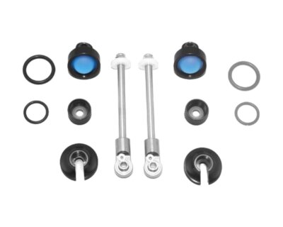 GPM Racing Alu Rebild Kit für Stoßdämpfer vorne schwarz für Arrma Granite GPM ..