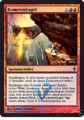 FOIL  Kometenhagel / Comet Storm  - DCI Promo -  deutsch  (n-mint +)  WORLDWAKE