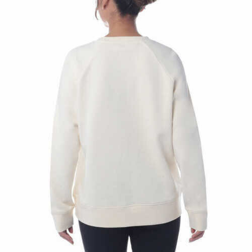 Champion Damen Wildleder Fleece Rundhalsausschnitt Sweatshirt (Farbe-Natur, XXL) Neu mit Etikett - Bild 2 von 2