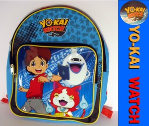 youkai yokai watch cartoon anime school backpack bag featuring nat