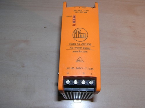IFM AC1236 AS-i Power Supply 29.6V...31.6V 2.8A AC 1236 used excellent condition - 第 1/8 張圖片