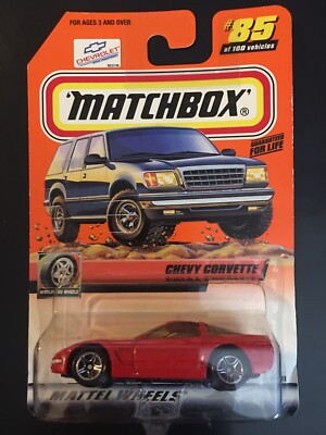 2000 Matchbox~Chevy  Corvette~#85~MB 2000 Logo~Worldwide Wheels Series 17