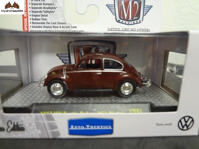 L56  32500 VW03 M2 MACHINES AUTO THENTICS 1967 VW  BETTLE DELUXE USA MODEL 1:64