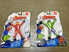 2  Marvel Avengers Wall Tumblers by Ja-Ru Inc. Hulk & Iron Man unopened 