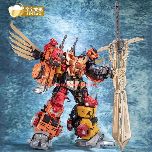 JinBao 18in 5in1 Predaking Combination Oversized Action Figure Robot Toy Collect