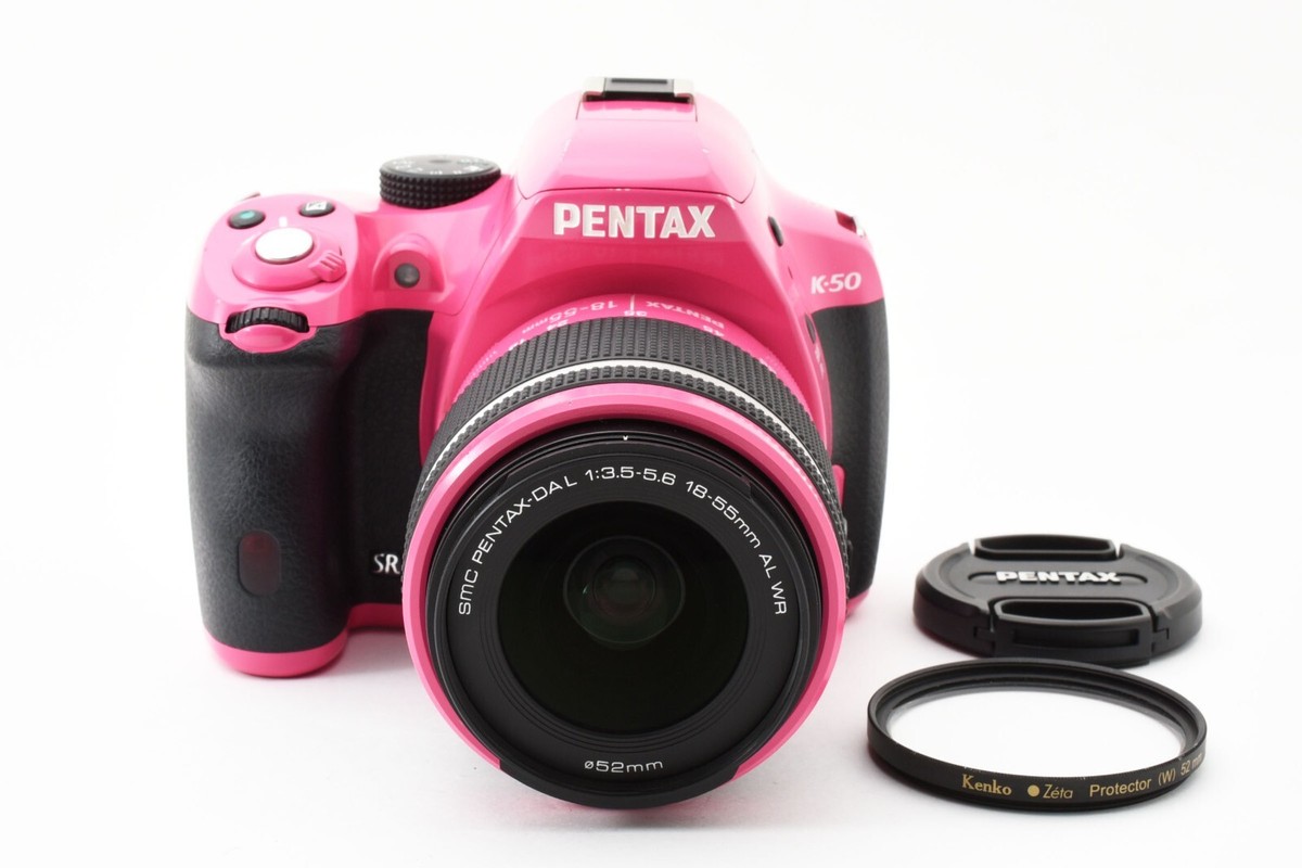 PENTAX K-50 ピンク デジタル一眼レフカメラ/保護バック PENTAX K-50 ピンク デジタル一眼レフカメラ - メルカリ