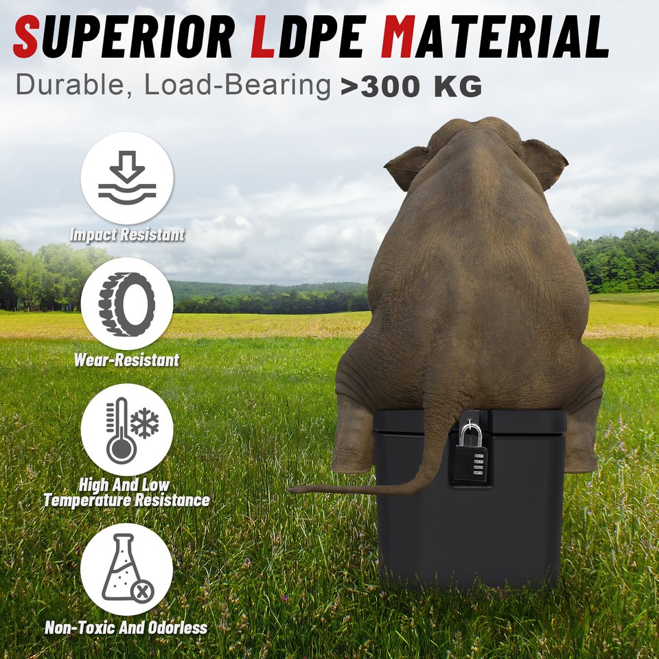 A &amp; UTV PRO Under Seat Storage Box For Polaris Ranger 1000 XP