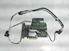 Dell J9MR2 PCIe x8 SAS RAID Card with SAS Cables